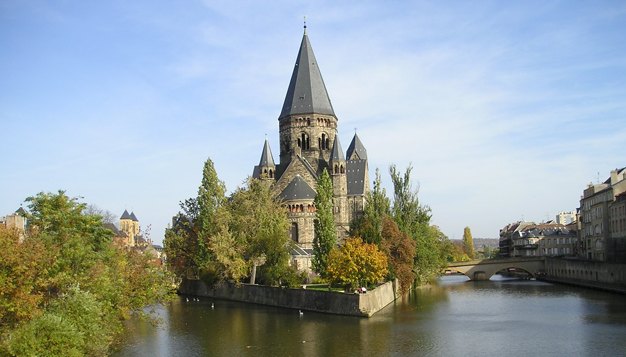 Temple-Neuf à Metz © M. Pira