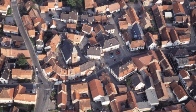 Dossenheim-sur-Zinsel, vue aérienne © CAC UEPAL