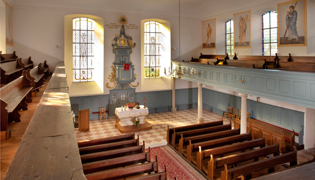 The Protestant church in Harskirchen © The Alsace Bossue tourist office